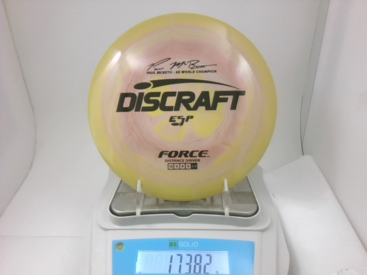 Paul McBeth 6x ESP Force - Discraft 173.82g