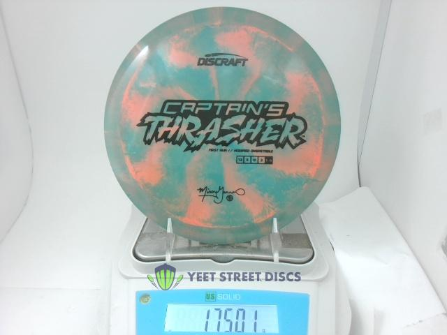 2024 Missy Gannon  Tour ESP Swirl Captain's Thrasher - Discraft 175.01g