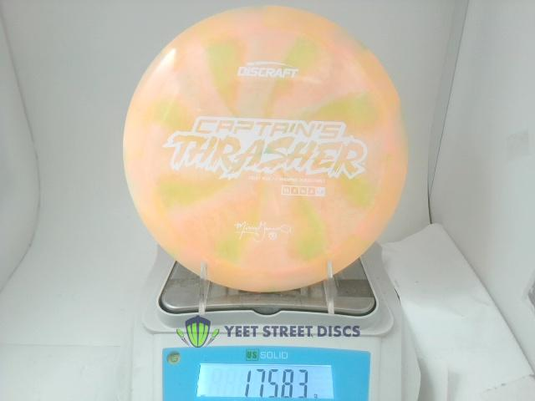 2024 Missy Gannon First Run  Tour ESP Swirl Captain's Thrasher - Discraft 175.83g