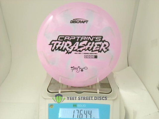 2024 Missy Gannon First Run  Tour ESP Swirl Captain's Thrasher - Discraft 176.44g