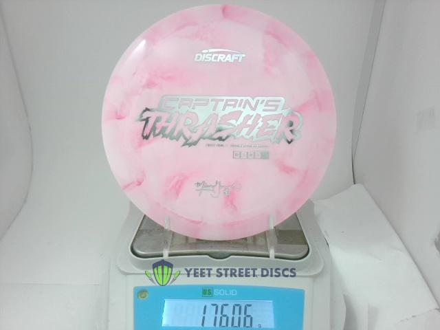 2024 Missy Gannon First Run  Tour ESP Swirl Captain's Thrasher - Discraft 176.06g