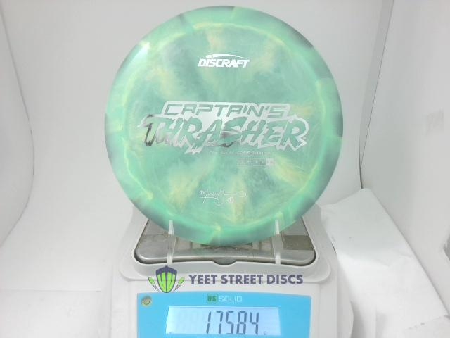 2024 Missy Gannon First Run  Tour ESP Swirl Captain's Thrasher - Discraft 175.84g