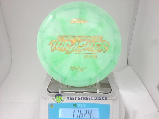 2024 Missy Gannon First Run  Tour ESP Swirl Captain's Thrasher - Discraft 176.24g