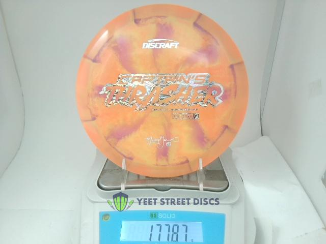 2024 Missy Gannon First Run  Tour ESP Swirl Captain's Thrasher - Discraft 177.87g