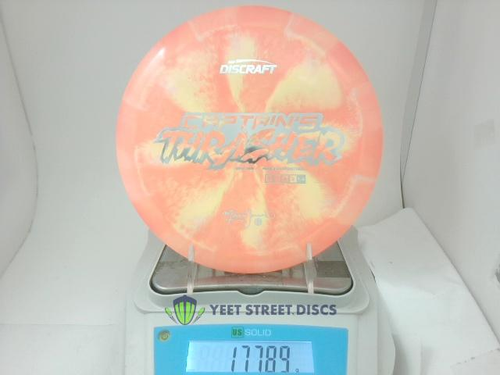 2024 Missy Gannon First Run  Tour ESP Swirl Captain's Thrasher - Discraft 177.9g