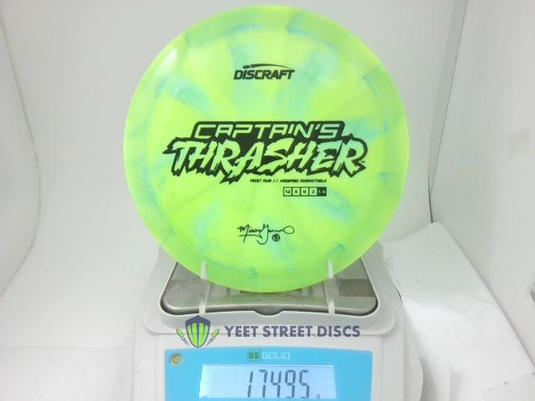 2024 Missy Gannon First Run  Tour ESP Swirl Captain's Thrasher - Discraft 174.94g