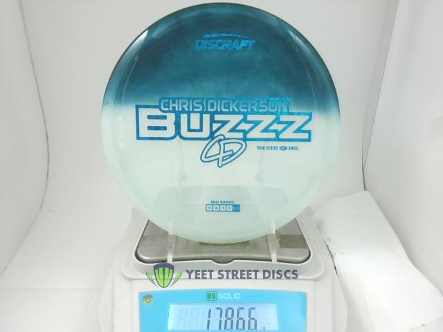 Harper Dip Dyes Dickerson Z Tour Swirl Buzzz - Discraft 178.66g