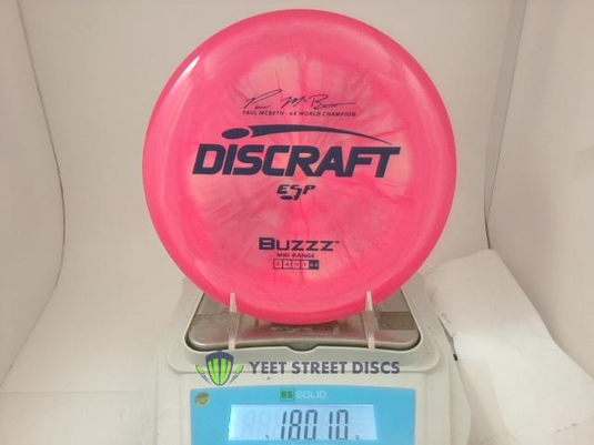 Paul McBeth 6X ESP Buzzz - Discraft 180.1g