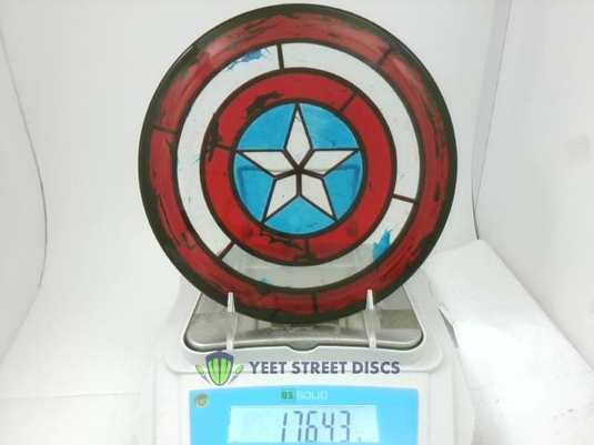 Sick Discs Paul Ulibarri Captain America Shield Jawbreaker Z FLX Captain's Raptor - Discraft 176.43g