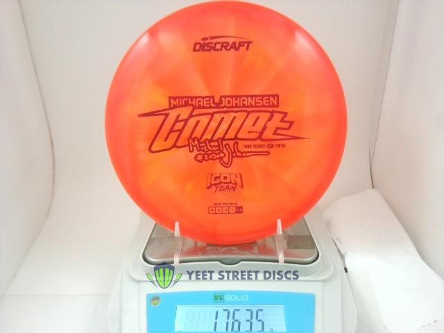 2025 Michael Johansen Tour Series Z Tour Swirl Comet - Discraft 176.36g