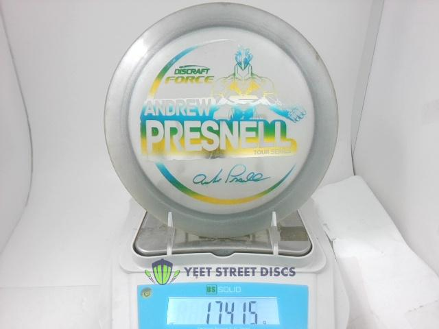 USED Ink Inside Rim (7/10) Andrew Presnell Metallic Z Force - Discraft 174.15g