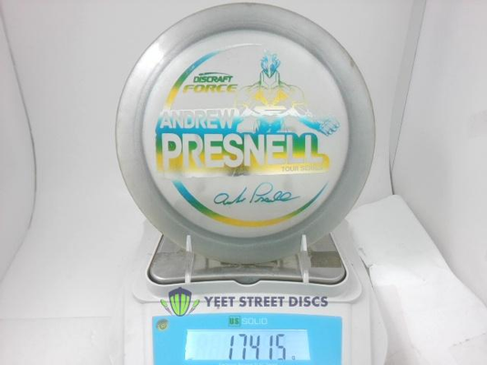 USED Ink Inside Rim (7/10) Andrew Presnell Metallic Z Force - Discraft 174.15g
