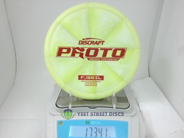 Ricky Wysocki Proto CT Grip Swirl Fossil - Discraft 173.41g