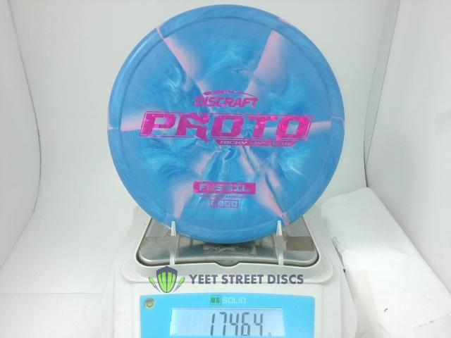Ricky Wysocki Proto  CT Grip Swirl Fossil - Discraft 174.64g