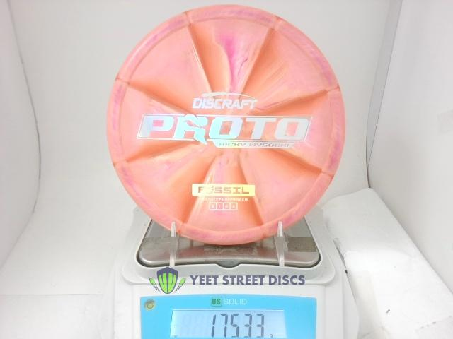 Ricky Wysocki Proto  CT Grip Swirl Fossil - Discraft 175.33g