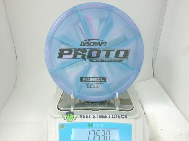 Ricky Wysocki Proto  CT Grip Swirl Fossil - Discraft 175.3g