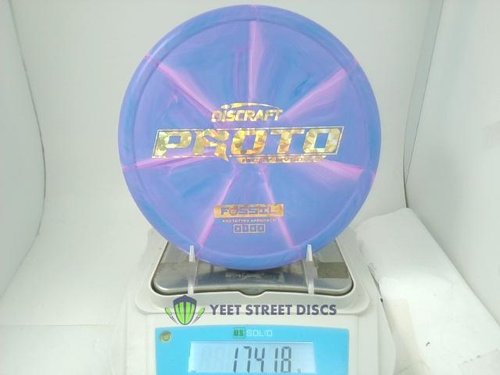 Ricky Wysocki Proto  CT Grip Swirl Fossil - Discraft 174.18g