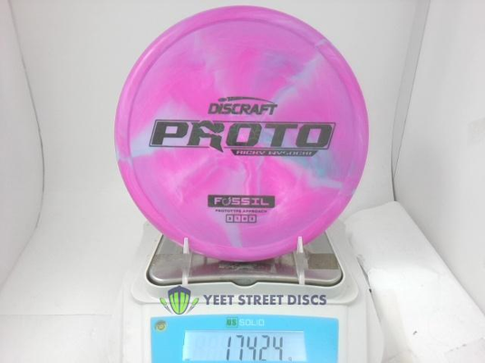 Ricky Wysocki Proto  CT Grip Swirl Fossil - Discraft 174.24g