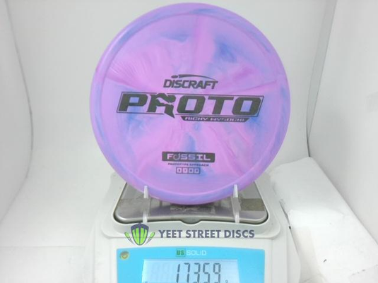 Ricky Wysocki Proto  CT Grip Swirl Fossil - Discraft 173.59g