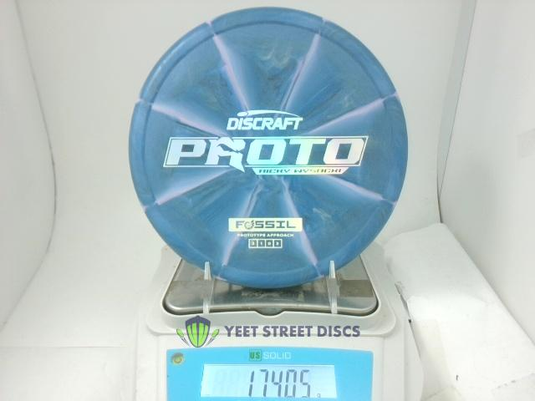 Ricky Wysocki Proto CT Grip Swirl Fossil - Discraft 174.05g