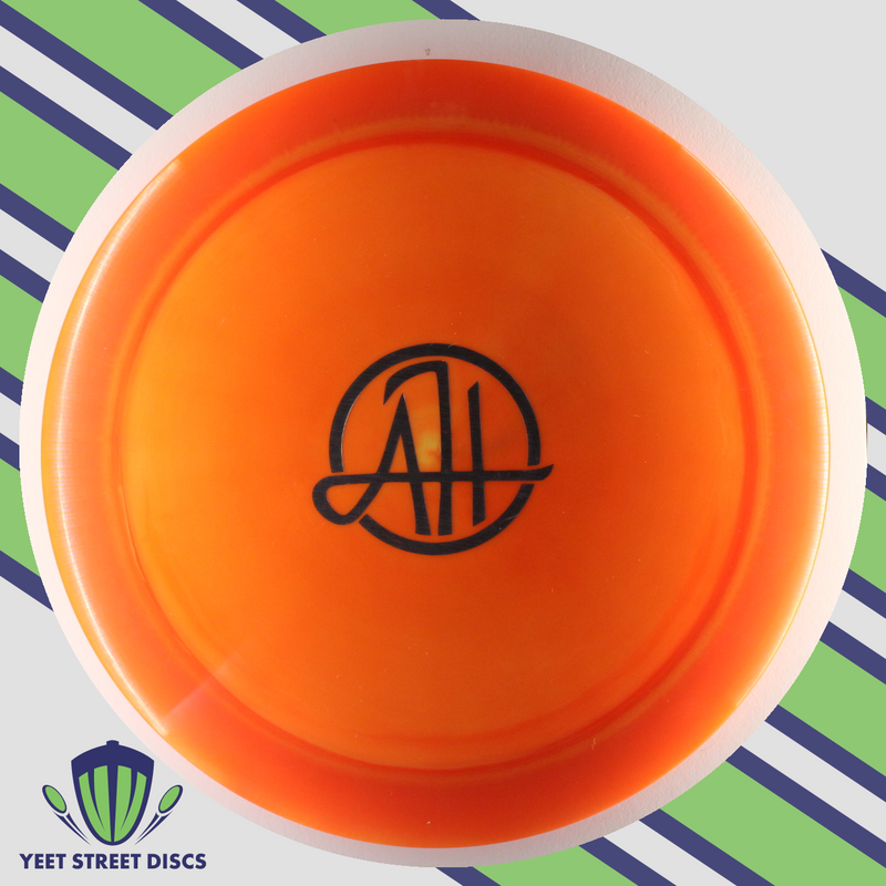 Load image into Gallery viewer, USED No Ink (9.5/10)Adam Hammes Initialed Tour ESP Swirl Nuke - Discraft 157.16g
