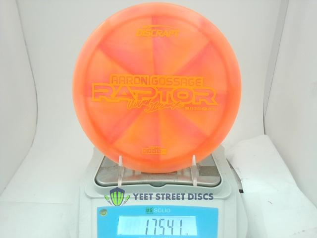 Aaro Gossage 2025 Tour Series Z Tour Swirl Raptor - Discraft 175.41g ...