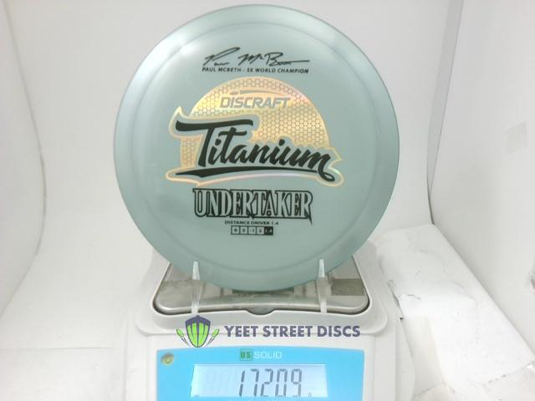 Paul McBeth 5X WC Titanium Undertaker - Discraft 172.09g