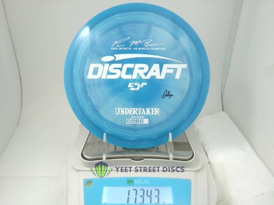 Used Ink on Plate (9/10) Paul McBeth ESP Undertaker - Discraft 173.43g