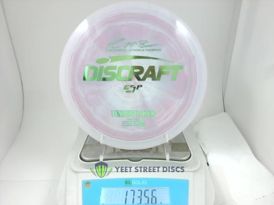 Paul McBeth Tour ESP Swirl Undertaker - Discraft 173.56g
