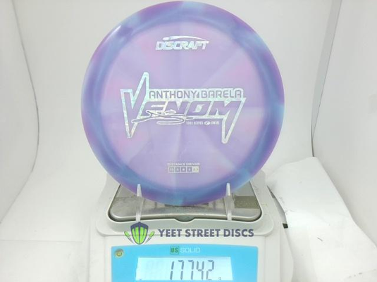 Anthony Barela 2025 Tour Series Z Tour Swirl Venom (retooled) - Discraft 177.42g