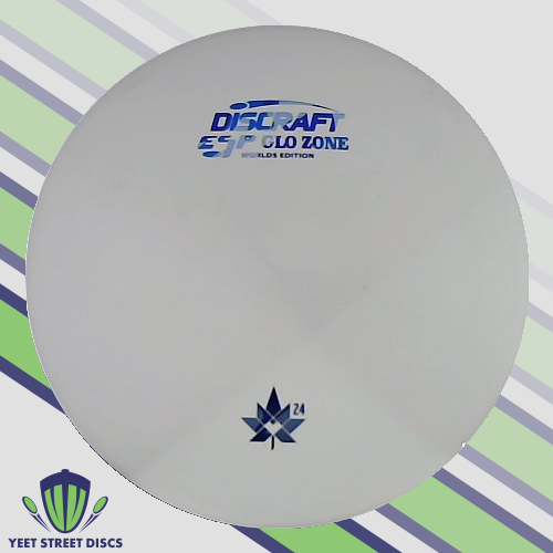 USED No Ink (9/10) 2024 Worlds Edition ESP Glo Zone - Discraft 176.61g