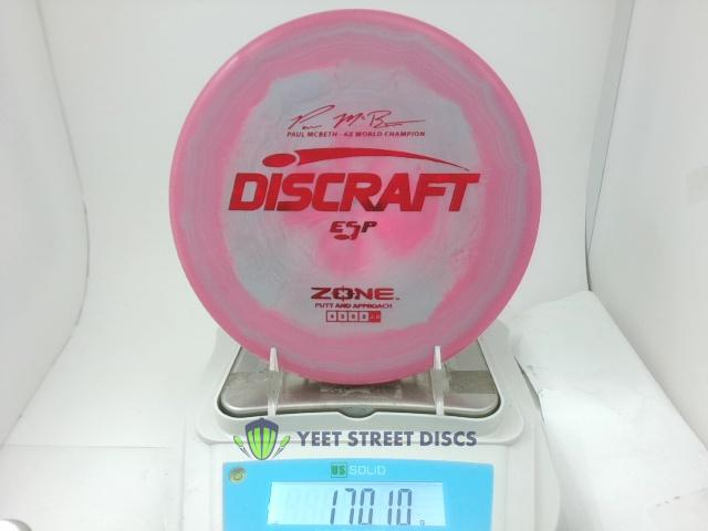 Paul McBeth ESP Zone - Discraft 170.1g