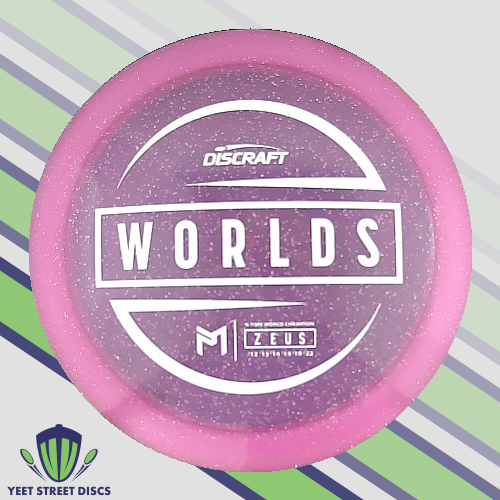 USED No Ink (9/10) 2024 Worlds Edition Paul McBeth Sparkle Z Zeus - Discraft 175.53g