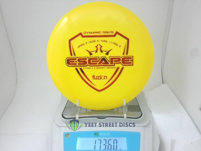 Fuzion Escape - Dynamic Discs 173.59g