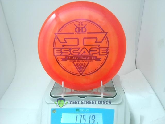 2024 Trilogy Challenge Lucid-Ice Glimmer Escape - Dynamic Discs 175.19g