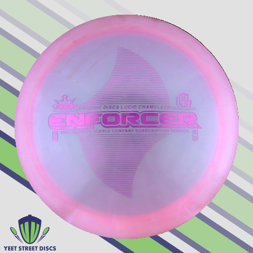 USED No Ink (8/10) 2021 Handeye Supply Co. Lucid Chameloen Enforcer - Dynamic Discs 173.92g