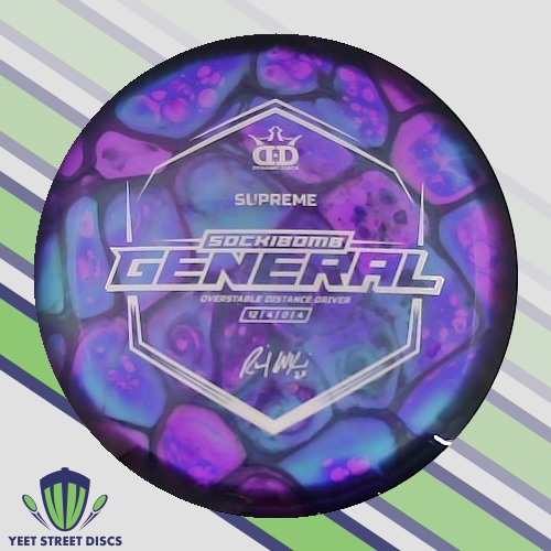 Must Bird Dyes Sockibomb Supreme Orbit General - Dynamic Discs 176.81g