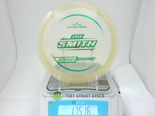 2025 Evan Smith Lucid Gold Metal Flake Getaway - Dynamic Discs 175.16g