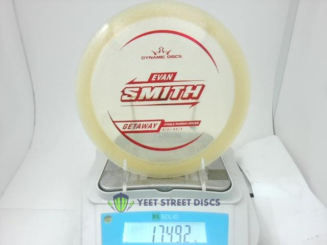 2025 Evan Smith Lucid Gold Metal Flake Getaway - Dynamic Discs 174.92g
