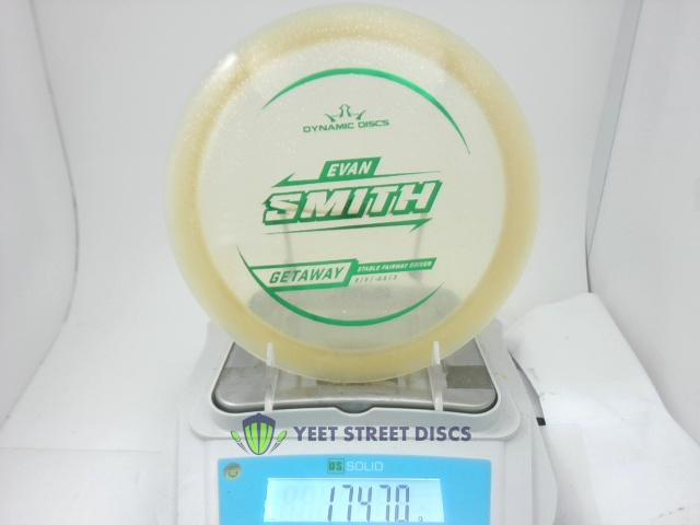 2025 Evan Smith Lucid Gold Metal Flake Getaway - Dynamic Discs 174.7g