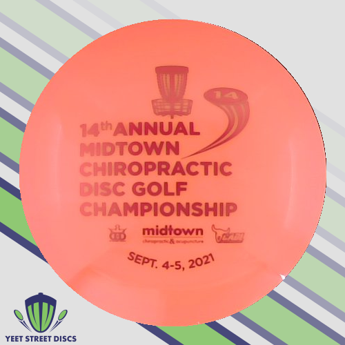 2021 Midtown Chiropractic Disc Golf Championship Fuzion Maverick - Dynamic Discs 175.67g