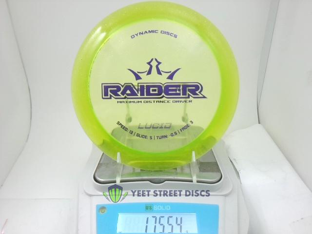 USED Ink Bottom Flight Plate & Inside Rim (8/10) Lucid Raider - Dynamic Discs 175.54g