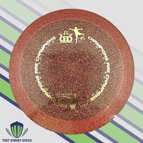 USED No Ink (9/10) "Champions are Champions" Limited Edition Metal Flake Lucid Trespass - Dynamic Discs 175.45g