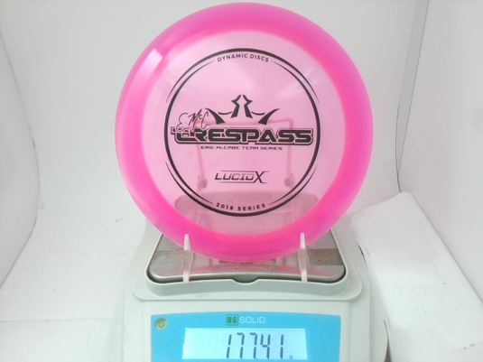 2019 Eric McCabe Lucid X Trespass - Dynamic Discs 177.41g