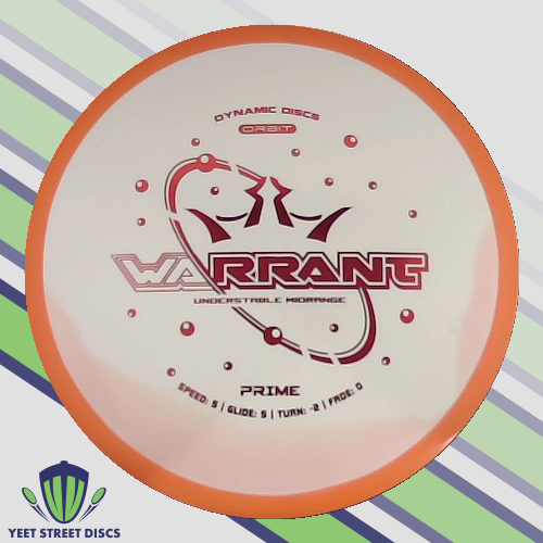 Prime Orbit Warrant - Dynamic Discs 177.83g