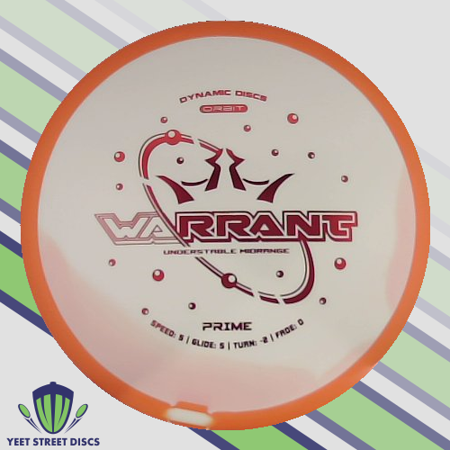 Prime Orbit Warrant - Dynamic Discs 178.32g
