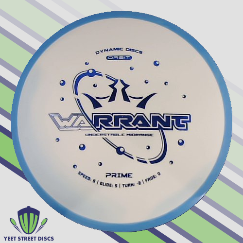 Prime Orbit Warrant - Dynamic Discs 177.32g