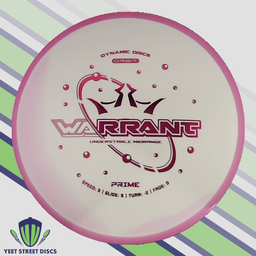 Prime Orbit Warrant - Dynamic Discs 179.64g