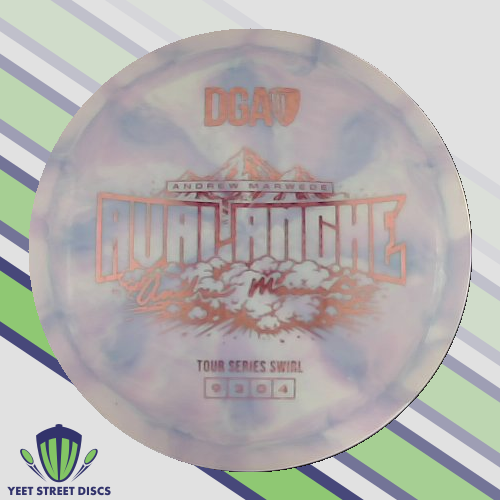 Load image into Gallery viewer, USED Ink on Back Plate (8.5/10) 2026 Andrew Marwede Tour Series Swirl Avalanche - DGA 173.35g
