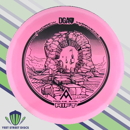 USED Ink on Flight Plate (9/10) Andrew Marwede ProLine Swirl Rift - DGA 179.02g
